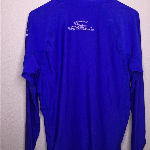 O'Neill Men's Basic Skins UPF 50+ Long Sleeve Sun Shirt, Pacific, 2XL - Picture 2 of 4